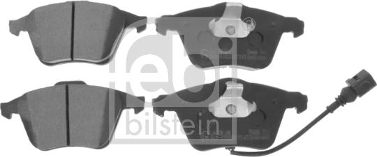 Febi Bilstein 16796 - Тормозные колодки, дисковые, комплект parts5.com