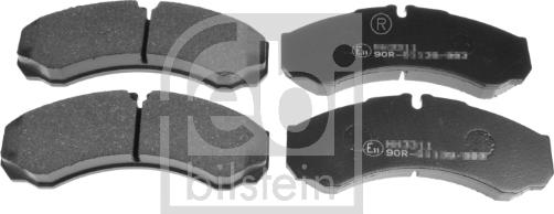 Febi Bilstein 16704 - Тормозные колодки, дисковые, комплект parts5.com