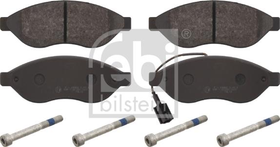 Febi Bilstein 16716 - Тормозные колодки, дисковые, комплект parts5.com