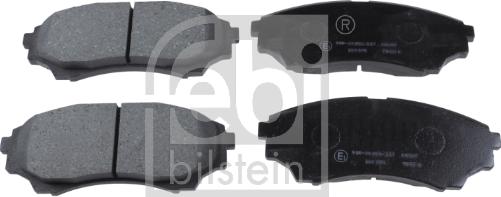 Febi Bilstein 16739 - Тормозные колодки, дисковые, комплект parts5.com