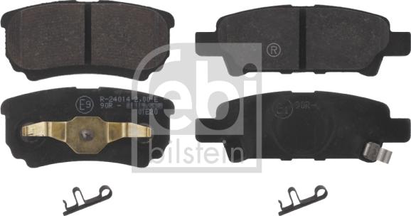 Febi Bilstein 16774 - Тормозные колодки, дисковые, комплект parts5.com