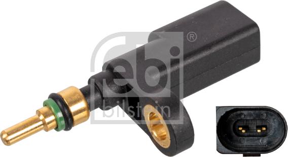 Febi Bilstein 106571 - Sensor, temperatura del refrigerante parts5.com