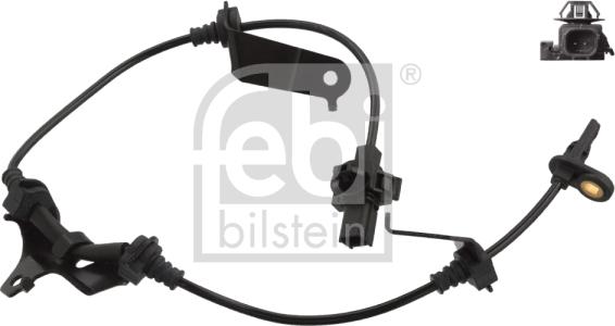 Febi Bilstein 106345 - Датчик ABS, частота вращения колеса parts5.com