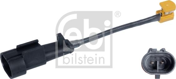 Febi Bilstein 106207 - Сигнализатор, износ тормозных колодок parts5.com