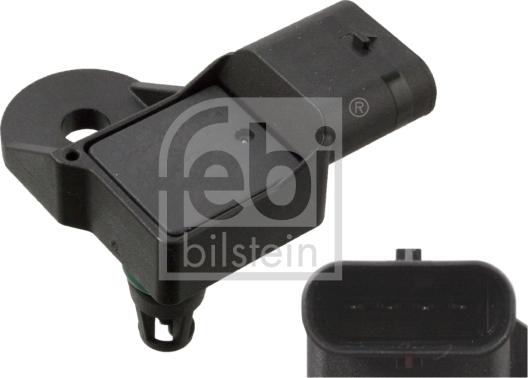 Febi Bilstein 103205 - Датчик, давление во впускной трубе parts5.com