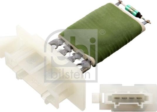 Febi Bilstein 102584 - Сопротивление, реле, вентилятор салона parts5.com