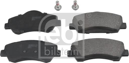 Febi Bilstein 116424 - Тормозные колодки, дисковые, комплект parts5.com