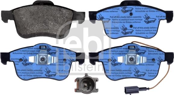 Febi Bilstein 116059 - Тормозные колодки, дисковые, комплект parts5.com