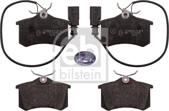 Febi Bilstein 116018 - Brake Pad Set, disc brake parts5.com