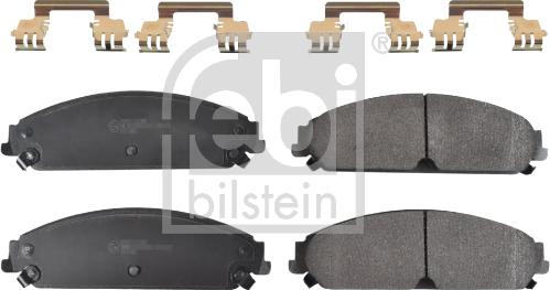 Febi Bilstein 116112 - Тормозные колодки, дисковые, комплект parts5.com