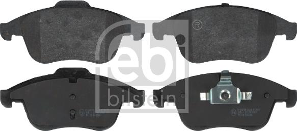 Febi Bilstein 116187 - Тормозные колодки, дисковые, комплект parts5.com