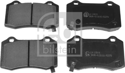 Febi Bilstein 116382 - Тормозные колодки, дисковые, комплект parts5.com