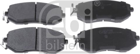 Febi Bilstein 116326 - Brake Pad Set, disc brake parts5.com