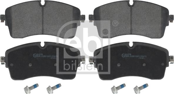 Febi Bilstein 116263 - Тормозные колодки, дисковые, комплект parts5.com