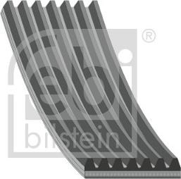 Febi Bilstein 184507 - V-Ribbed Belt parts5.com