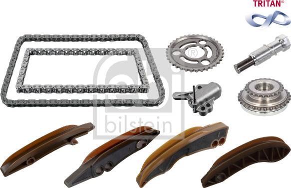 Febi Bilstein 184573 - Комплект цепи привода распредвала parts5.com