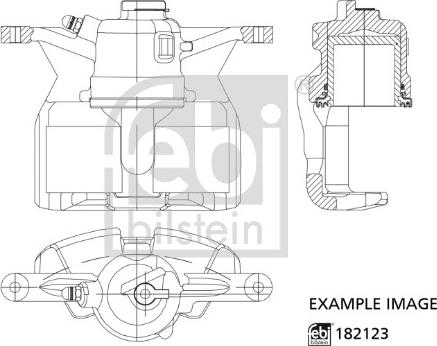 Febi Bilstein 182123 - Тормозной суппорт parts5.com