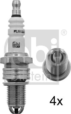 Febi Bilstein 13508 - Свеча зажигания parts5.com