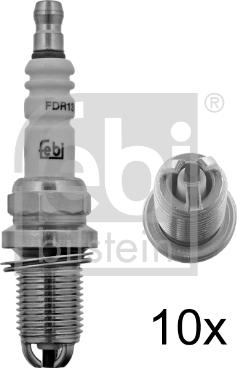 Febi Bilstein 13521 - Свеча зажигания parts5.com