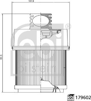 Febi Bilstein 179602 - Фильтр охлаждающей жидкости parts5.com