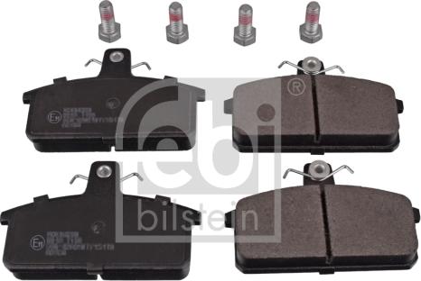 Febi Bilstein 170857 - Тормозные колодки, дисковые, комплект parts5.com