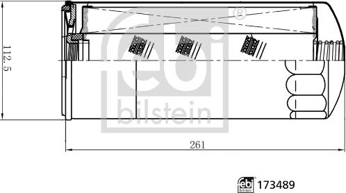 Febi Bilstein 173489 - Масляный фильтр parts5.com