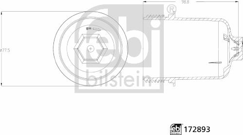 Febi Bilstein 172893 - - - parts5.com