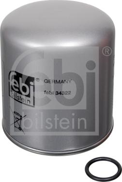 Febi Bilstein 34322 - Cartucho del secador de aire, sistema de aire comprimido parts5.com
