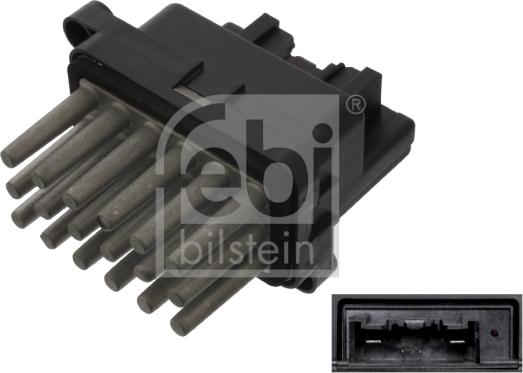 Febi Bilstein 38645 - Сопротивление, реле, вентилятор салона parts5.com