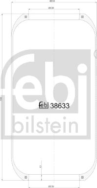 Febi Bilstein 38633 - Кожух пневматической рессоры parts5.com