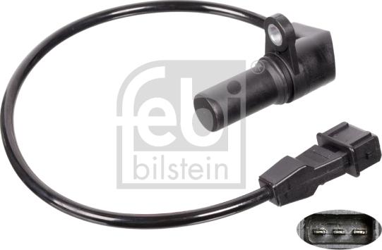 Febi Bilstein 33508 - Датчик импульсов, коленвал parts5.com