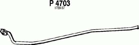 Fenno P4703 - Труба выхлопного газа parts5.com