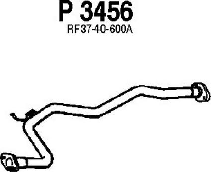 Fenno P3456 - Труба выхлопного газа parts5.com