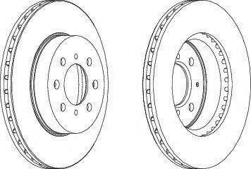 Ferodo DDF492C-1 - Тормозной диск parts5.com