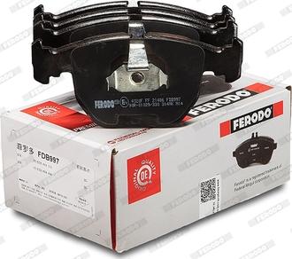 Ferodo FDB997 - Тормозные колодки, дисковые, комплект parts5.com