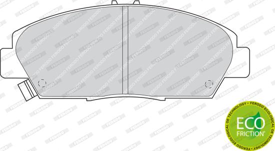 Ferodo FDB904 - Тормозные колодки, дисковые, комплект parts5.com