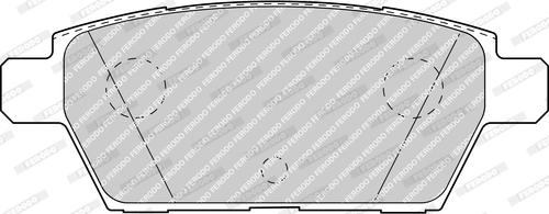 Ferodo FDB4997 - Тормозные колодки, дисковые, комплект parts5.com