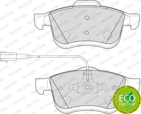 Ferodo FDB4951 - Тормозные колодки, дисковые, комплект parts5.com