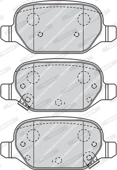 Ferodo FDB4464 - Тормозные колодки, дисковые, комплект parts5.com