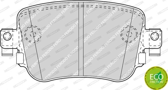 Ferodo FDB4485 - Тормозные колодки, дисковые, комплект parts5.com