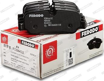 Ferodo FDB4432 - Тормозные колодки, дисковые, комплект parts5.com