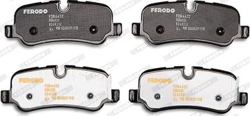 Ferodo FDB4432 - Тормозные колодки, дисковые, комплект parts5.com