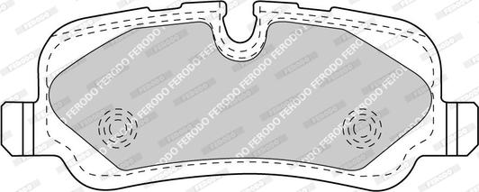 Ferodo FDB4432 - Тормозные колодки, дисковые, комплект parts5.com