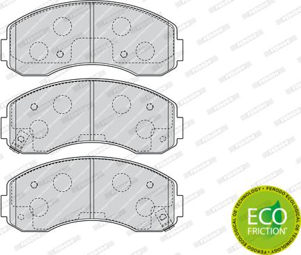 Ferodo FDB4567 - Тормозные колодки, дисковые, комплект parts5.com