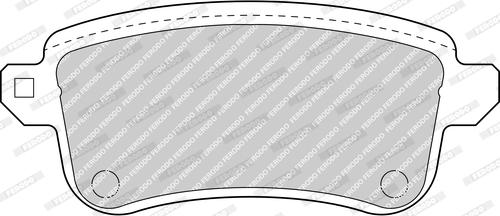 Ferodo FDB4699 - Тормозные колодки, дисковые, комплект parts5.com