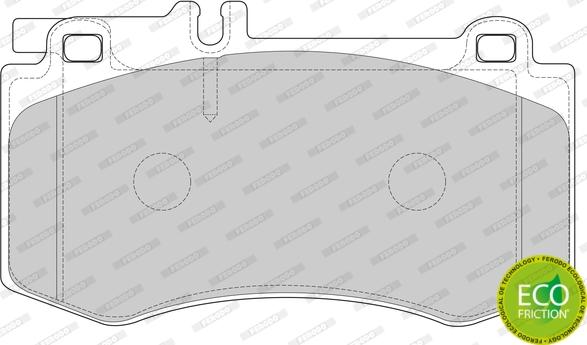 Ferodo FDB4694 - Тормозные колодки, дисковые, комплект parts5.com