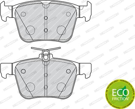 Ferodo FDB4697 - Тормозные колодки, дисковые, комплект parts5.com