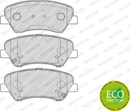 Ferodo FDB4613 - Тормозные колодки, дисковые, комплект parts5.com