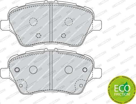 Ferodo FDB4612 - Тормозные колодки, дисковые, комплект parts5.com