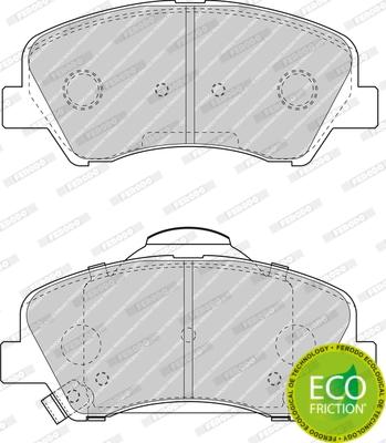 Ferodo FDB4623 - Тормозные колодки, дисковые, комплект parts5.com